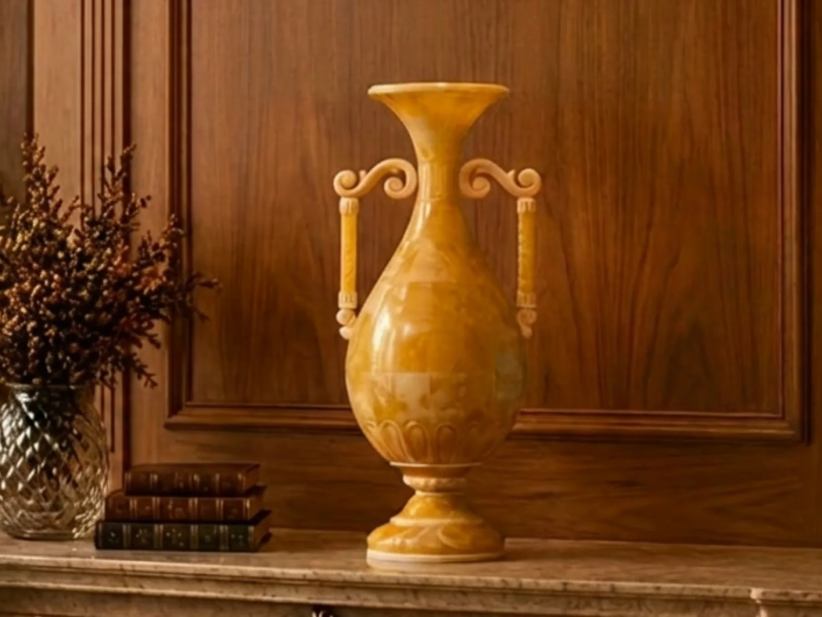 Signature amber table object